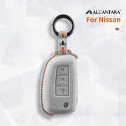 Nissan Key Fob Cover — Official Alcántara® | Versa, Almera, Micra & More