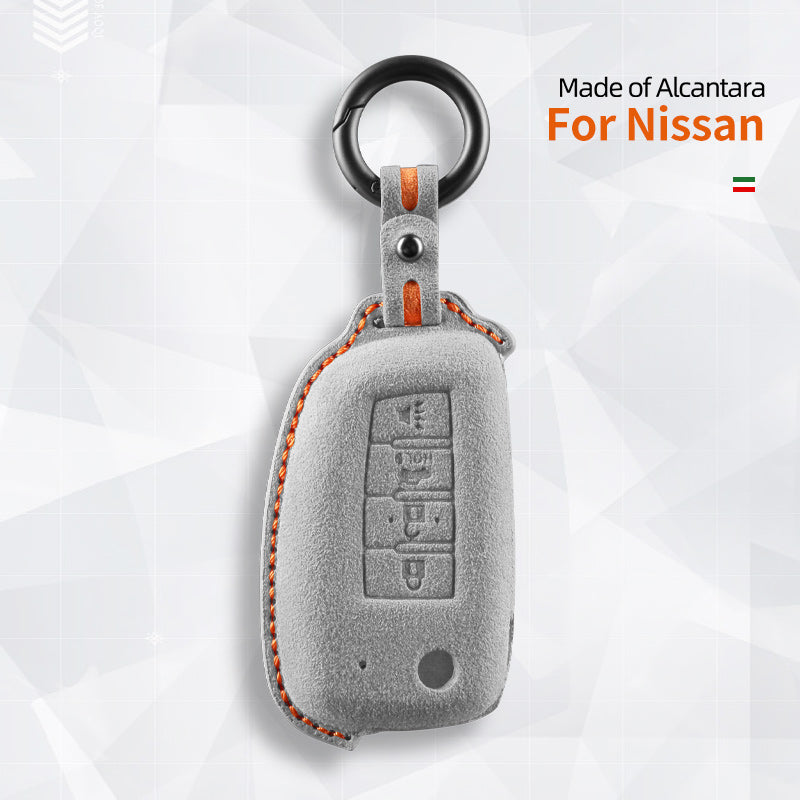 Nissan Key Fob Cover — Official Alcántara® | Pulsar, Primera, Cedric & More