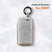 Chery Sleutelhoes — Officieel Alcántara® | Tiggo 8 Pro, Omoda 5, Tiggo 7 & More