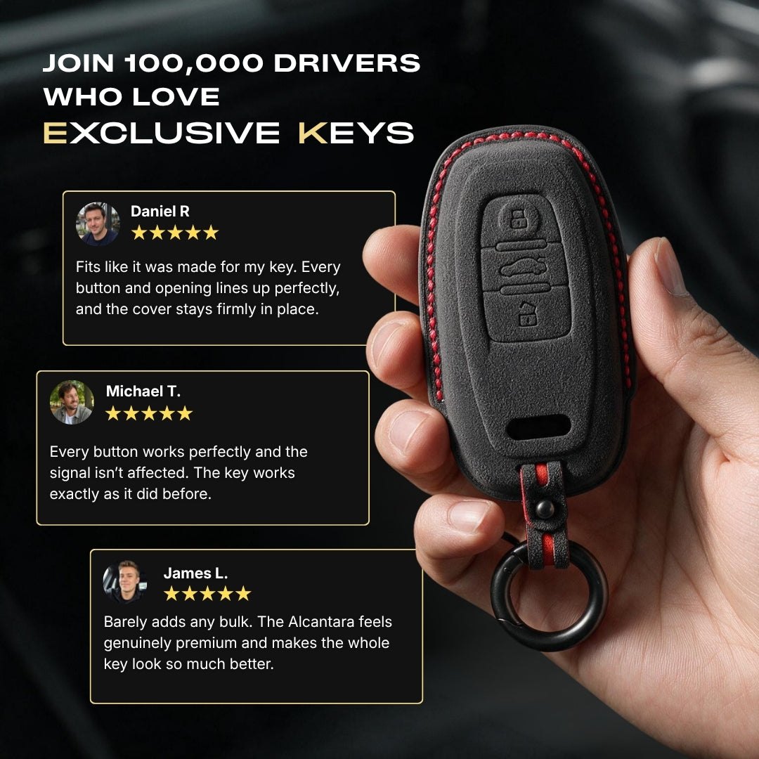 Custodia Audi — Alcántara® Ufficiale | S3, S4, S5, RS3 & More