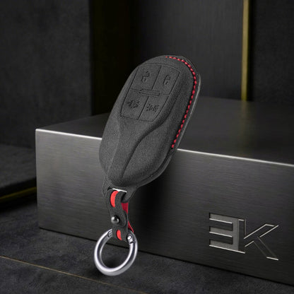 Maserati Key Fob Cover — Official Alcántara® | Grecale, GranCabrio, MC20 & More
