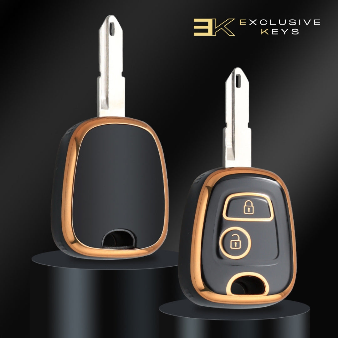 Étui pour Peugeot 106, 107, 206, 207, 306, 307, 406, 407 (2 buttons)