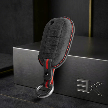 Peugeot Key Fob Cover — Official Alcántara® | 208, 308, e-208 & More