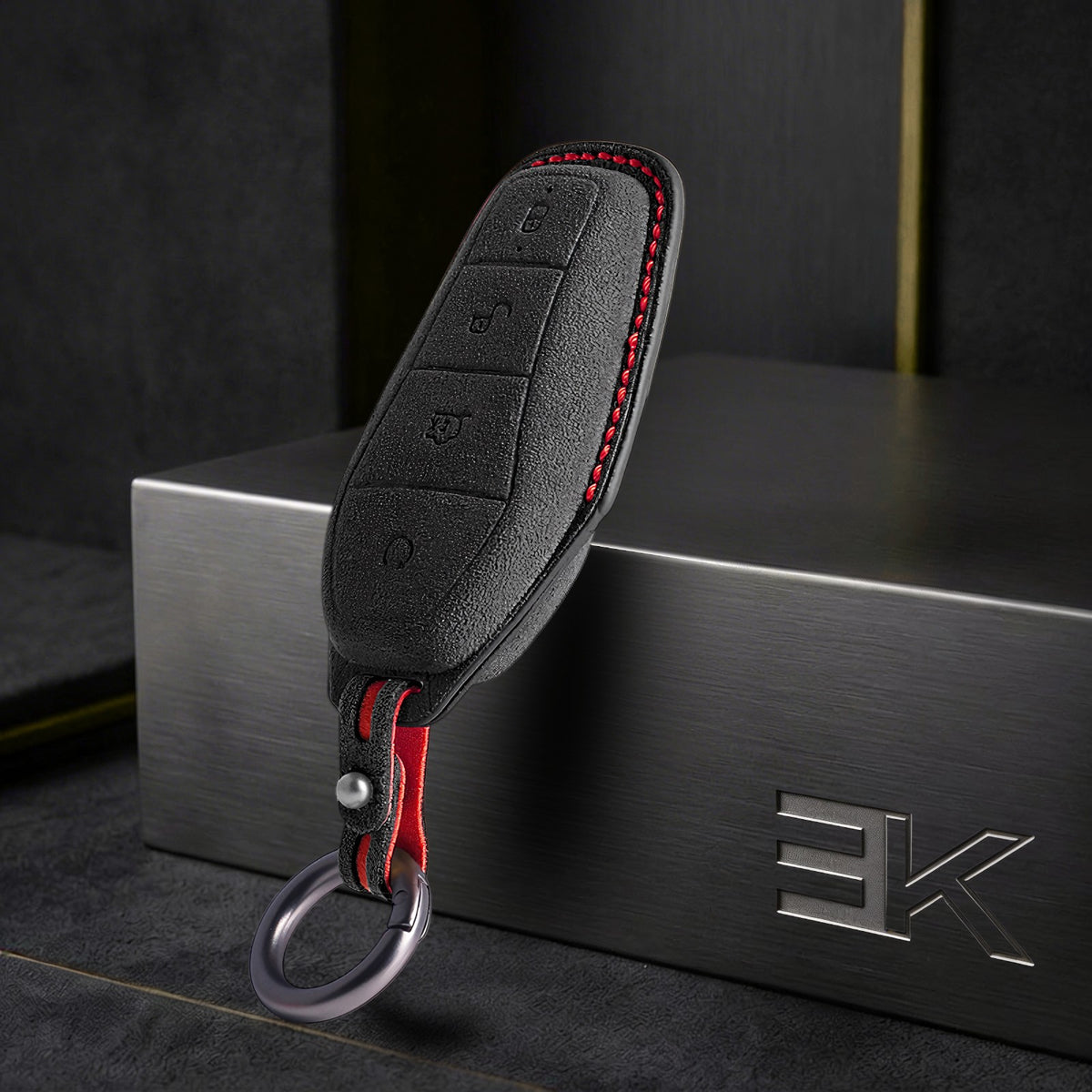 غطاء مفتاح BYD - أسود كربوني