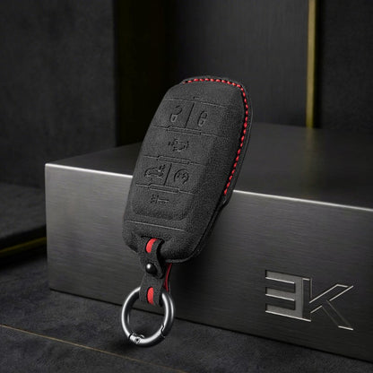 Dodge Key Fob Cover — Official Alcántara® | Challenger, Charger, Dart & More