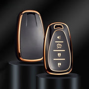 Étui pour Chevrolet Chevy, Camaro, Cruze, Malibu, Sonic, Volt, Tracker, Spark, Bolt y Trax (4 Buttons)