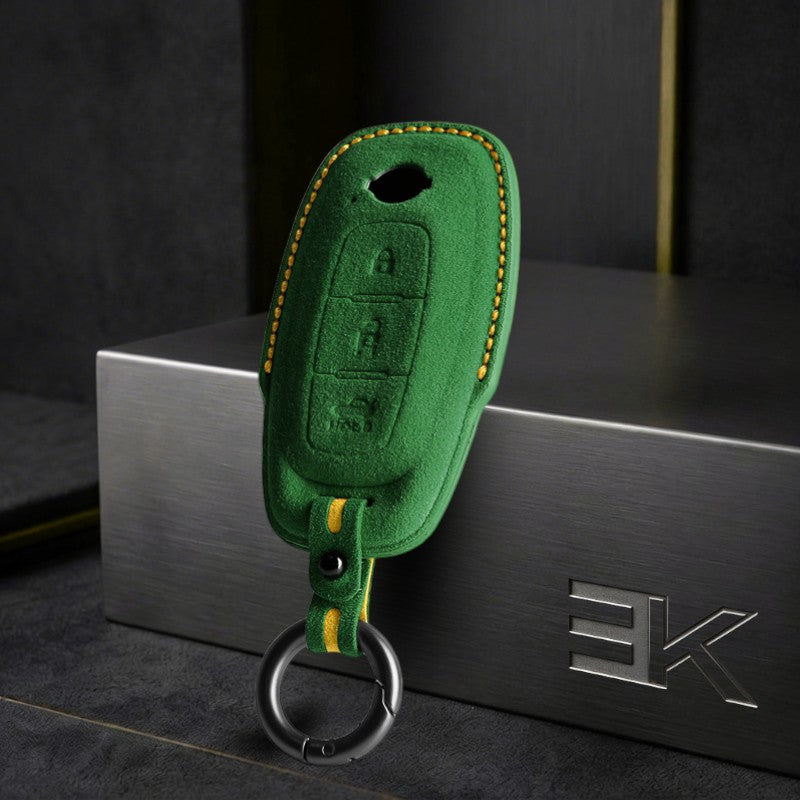 Nissan Key Fob Cover — Official Alcántara® | Terra, Ariya, Leaf & More
