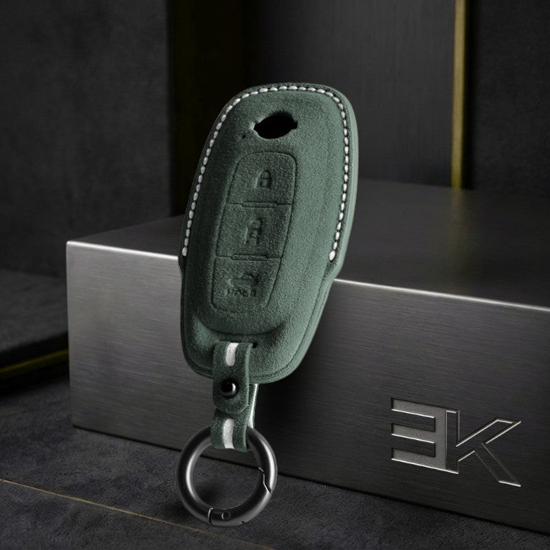 Nissan Key Fob Cover — Official Alcántara® | Terra, Ariya, Leaf & More