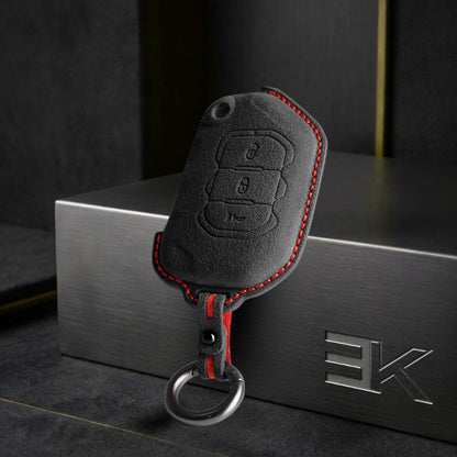 Jeep Key Fob Cover — Official Alcántara® | Avenger, Compass, Renegade & More
