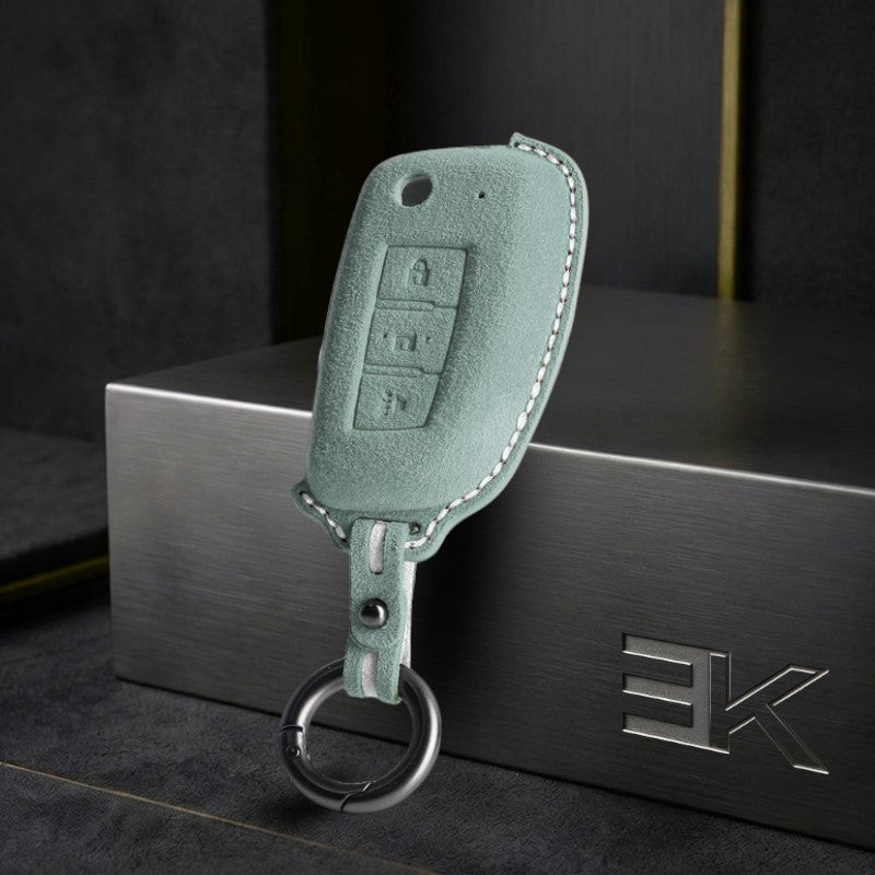 Nissan Key Fob Cover — Official Alcántara® | Versa, Almera, Micra & More