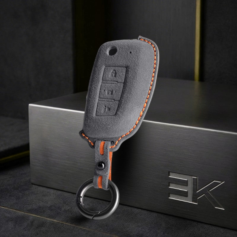 Nissan Key Fob Cover — Official Alcántara® | Versa, Almera, Micra & More