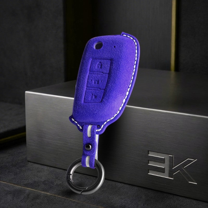 Nissan Key Fob Cover — Official Alcántara® | Versa, Almera, Micra & More