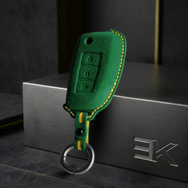 Nissan Key Fob Cover — Official Alcántara® | Versa, Almera, Micra & More