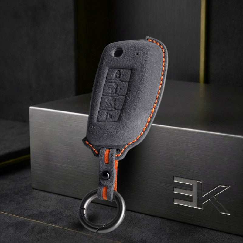 Nissan Key Fob Cover — Official Alcántara® | Pulsar, Primera, Cedric & More