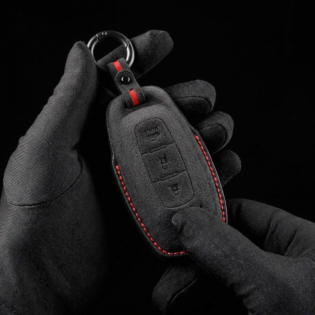 Nissan Key Fob Cover — Official Alcántara® | Terra, Ariya, Leaf & More