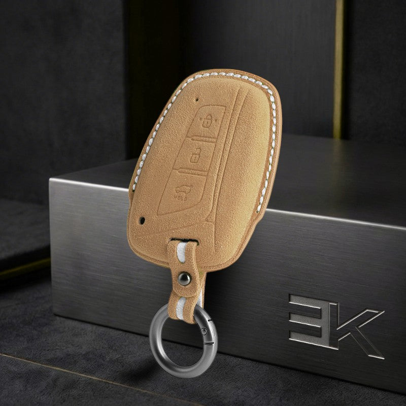 Hyundai & Genesis Key Fob Cover — Official Alcántara® | Kona, Venue, GV70 & More