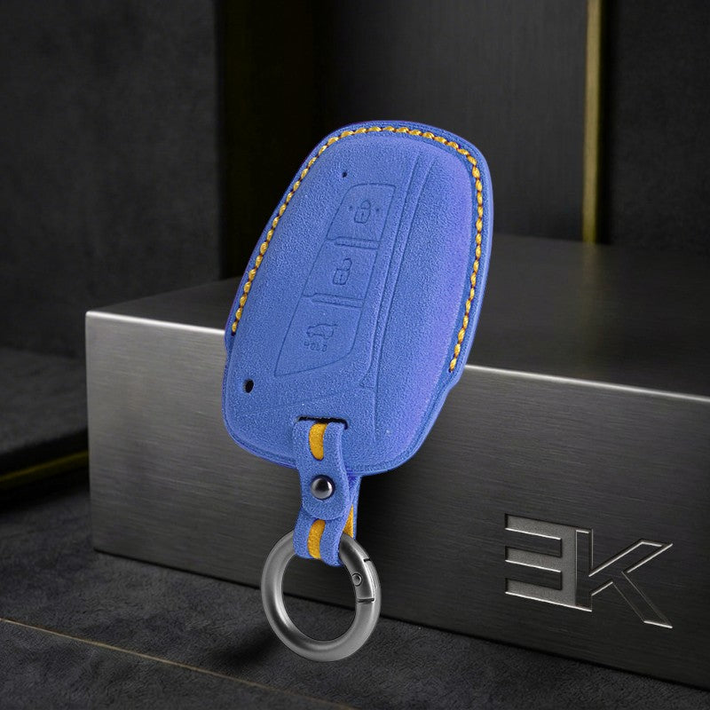 Hyundai & Genesis Key Fob Cover — Official Alcántara® | Kona, Venue, GV70 & More