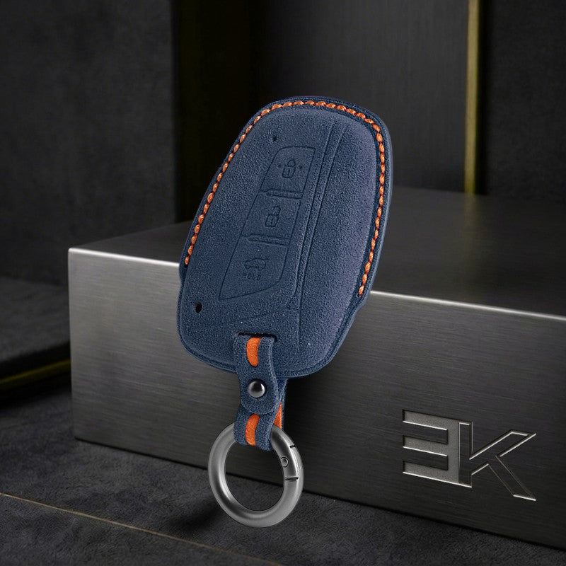 Hyundai & Genesis Key Fob Cover — Official Alcántara® | Kona, Venue, GV70 & More