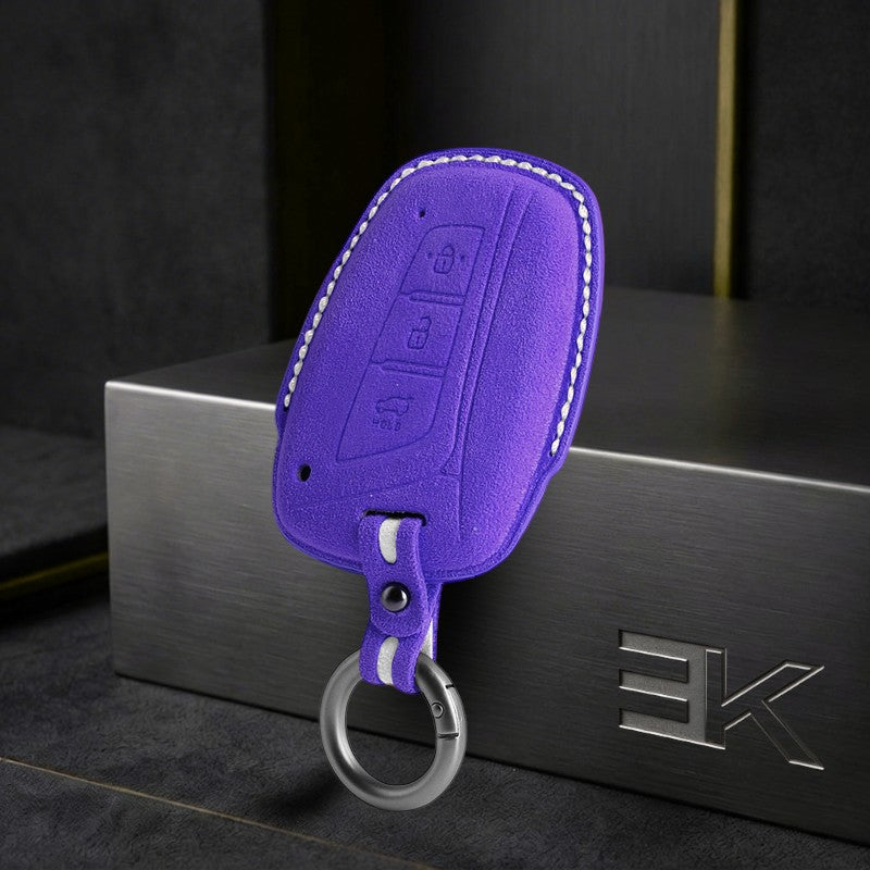 Hyundai & Genesis Key Fob Cover — Official Alcántara® | Kona, Venue, GV70 & More