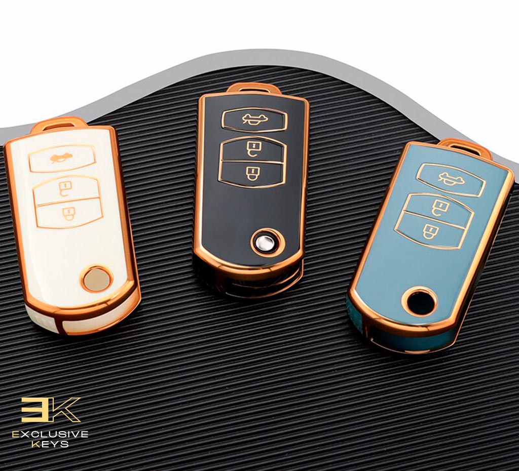 Custodia per Mazda 3, 5, 6, Series M6, RX8 e MX5 (3 Pulsanti)