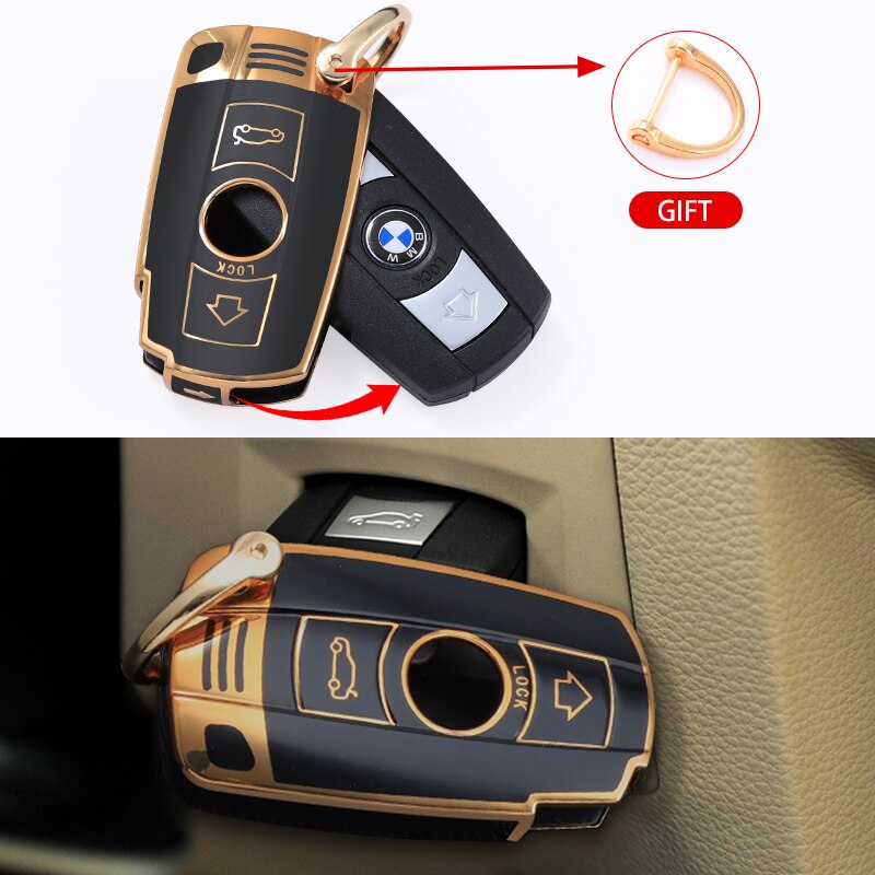 غطاء مفتاح BMW E60, E61, E70, E81, E87, E90, E91, E92, X1, X5, X3, 1, 3, 5, 6, Series Z4