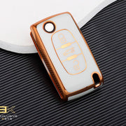 Cover voor Peugeot 107, 207, 307, 308, 407, 607, 3008, 5008 (2 Buttons)