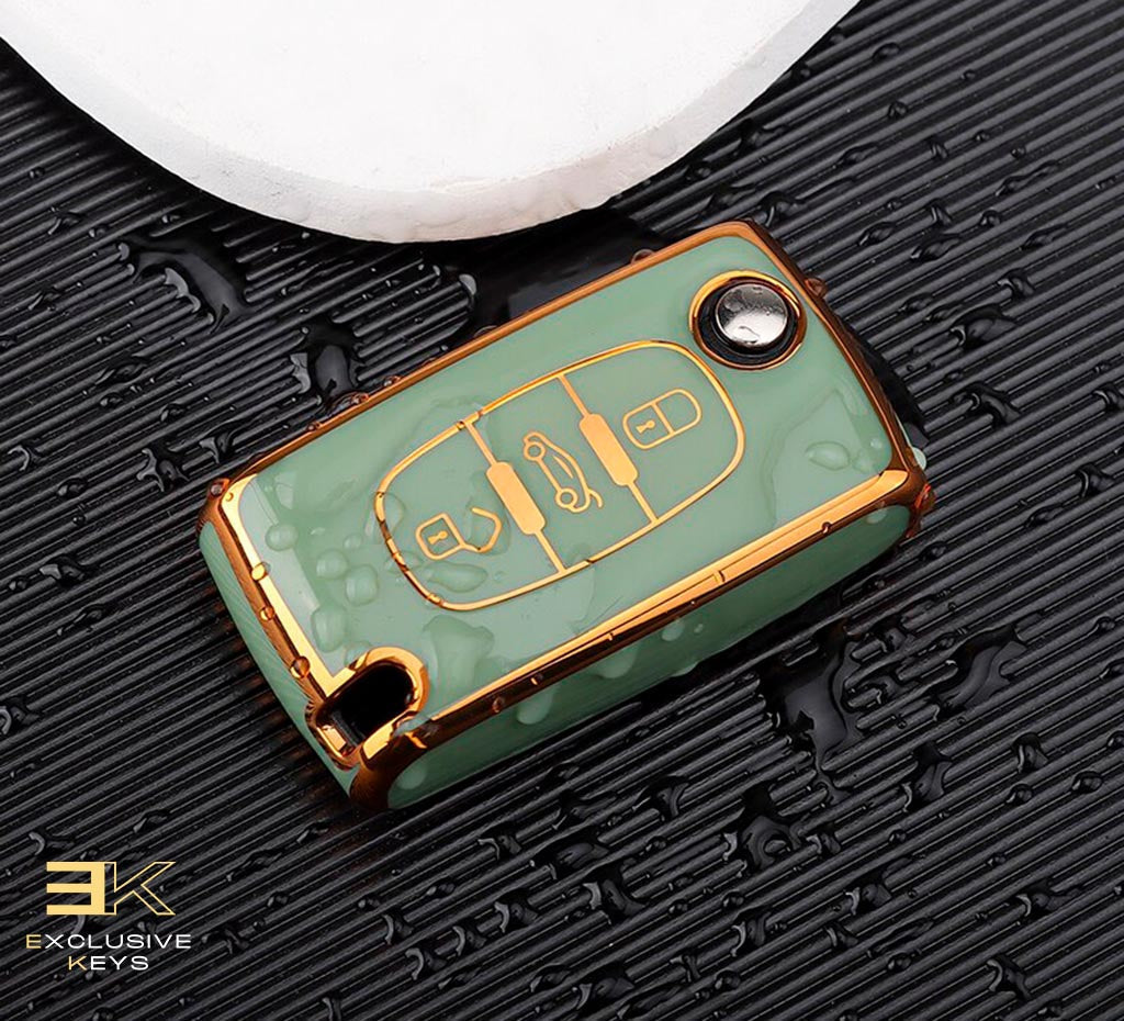 Cover voor Peugeot 107, 207, 307, 308, 407, 607, 3008, 5008 (3 Buttons)