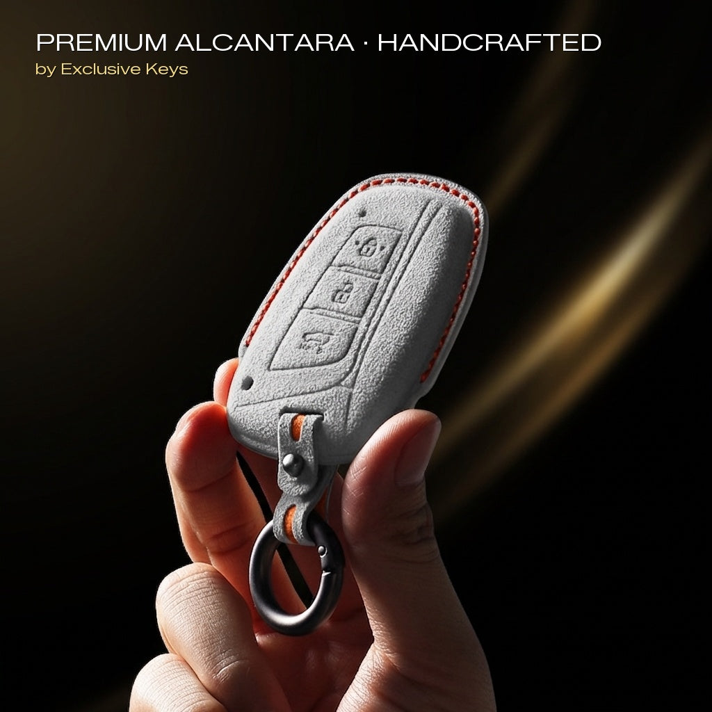 Hyundai & Genesis Key Fob Cover — Official Alcántara® | Kona, Venue, GV70 & More