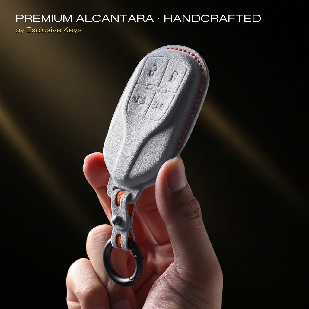 غطاء مفتاح Maserati — الكانتارا® الرسمي | Grecale, GranCabrio, MC20 & More