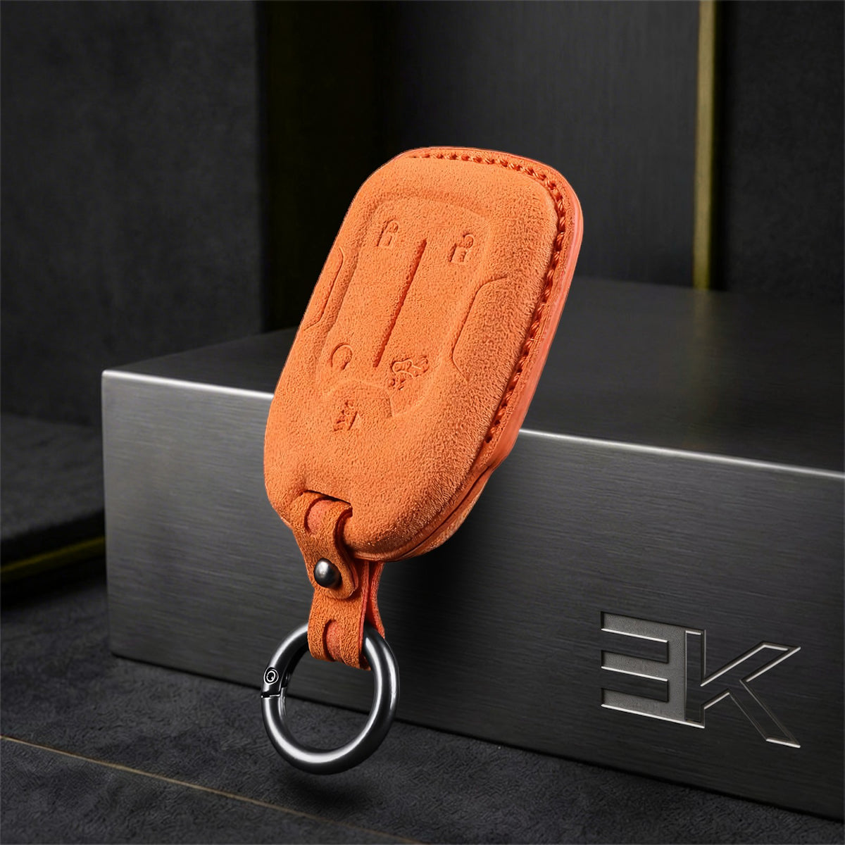 Chevrolet & GMC Key Fob Cover — Official Alcántara® | Camaro, Silverado, Tahoe, Suburban, Malibu, Equinox, Traverse, Corvette & More