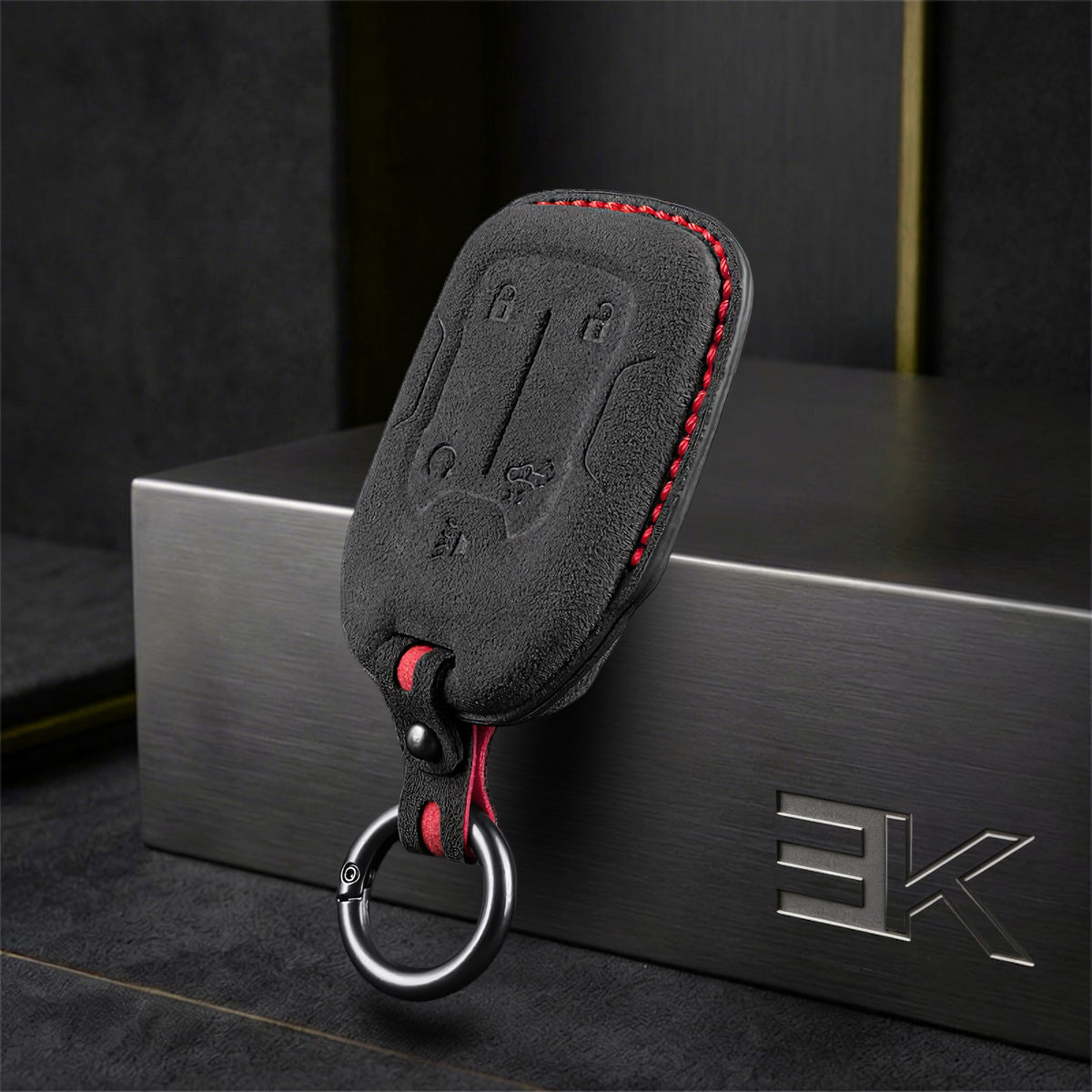 Chevrolet & GMC Key Fob Cover — Official Alcántara® | Camaro, Silverado, Tahoe, Suburban, Malibu, Equinox, Traverse, Corvette & More