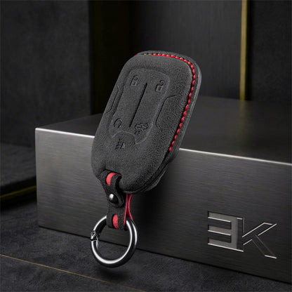 Chevrolet & GMC Key Fob Cover — Official Alcántara® | Camaro, Silverado, Tahoe, Suburban, Malibu, Equinox, Traverse, Corvette & More