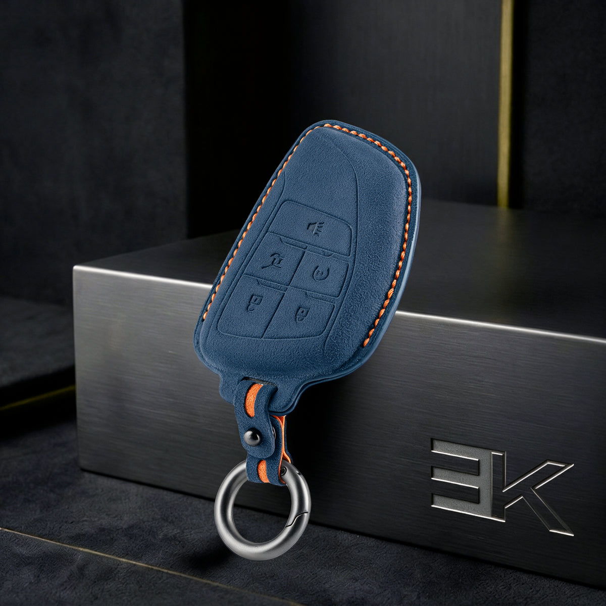 GMC · Chevrolet Key Fob Cover — Official Alcántara® | Sierra, Tahoe, Yukon & More (5 Buttons)