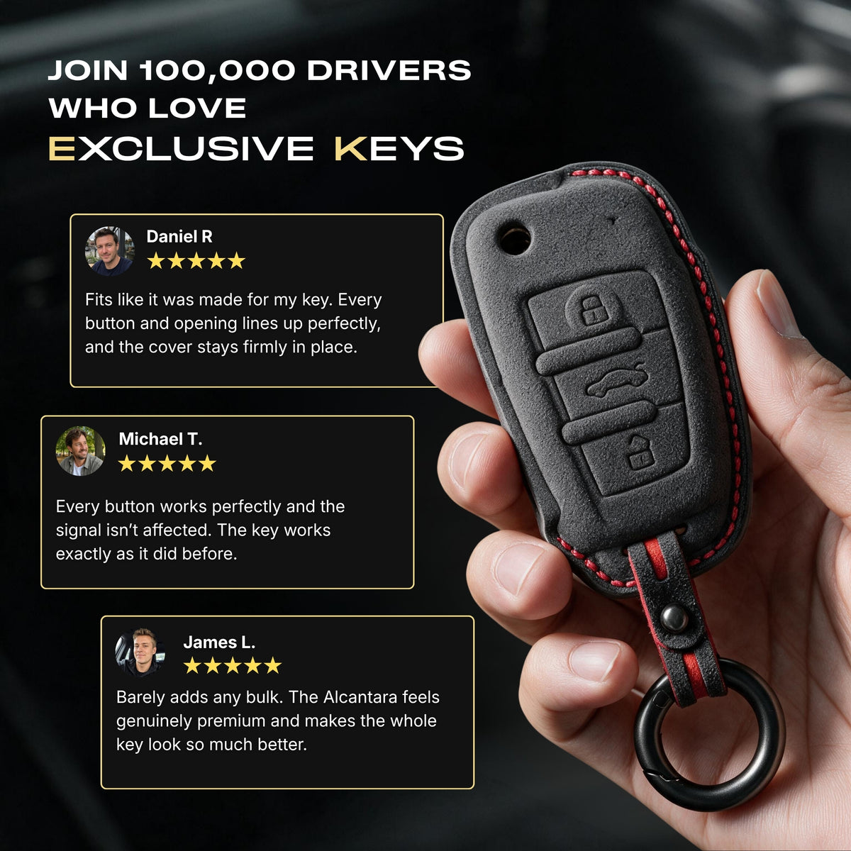 Custodia Audi — Alcántara® Ufficiale | e-tron, TT, A4 Allroad & More